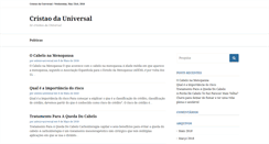 Desktop Screenshot of cristaodauniversal.com.br
